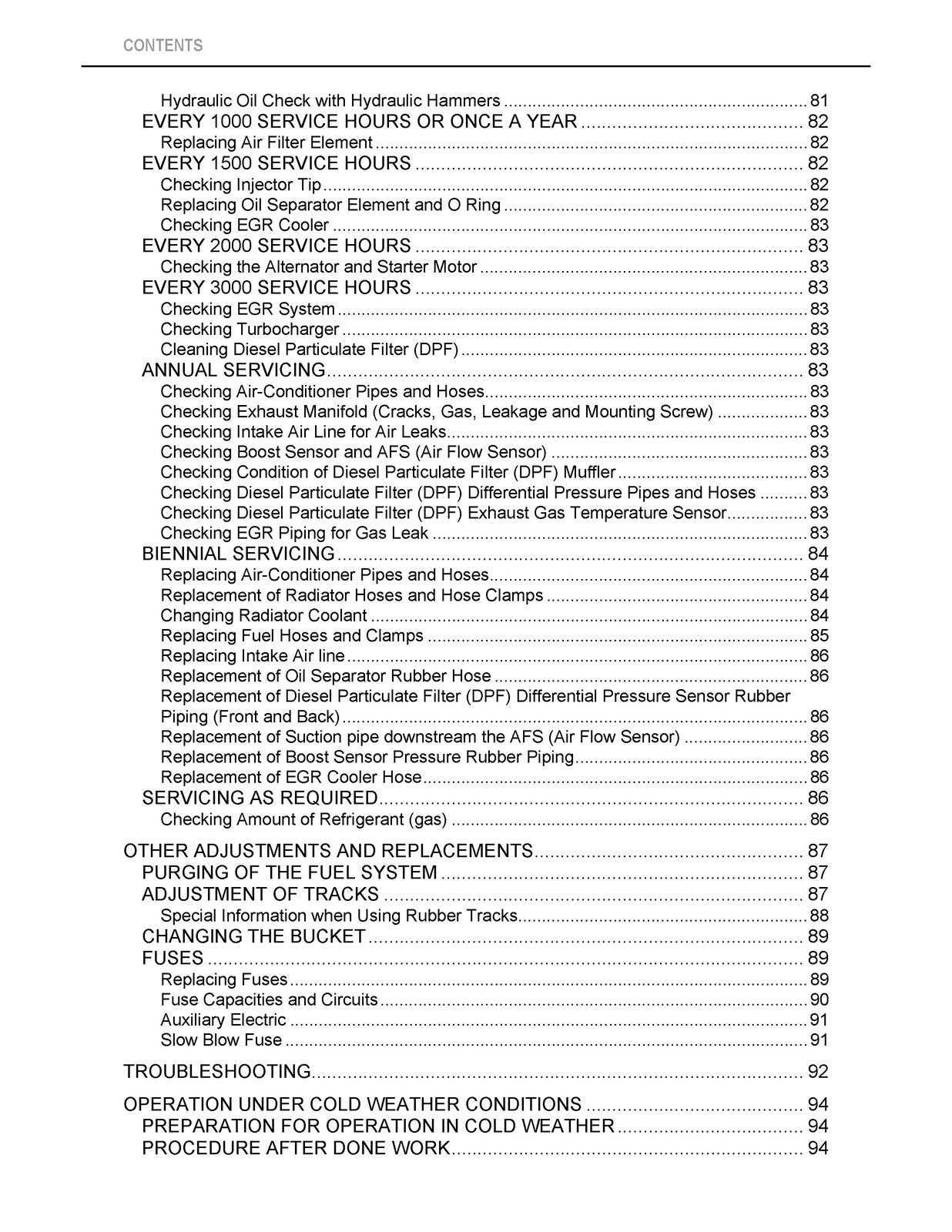 KUBOTA KX040-4 EXCAVATOR OPERATORS MANUAL - STEEL WIRE BOUND - PROTECTIVE COVERS