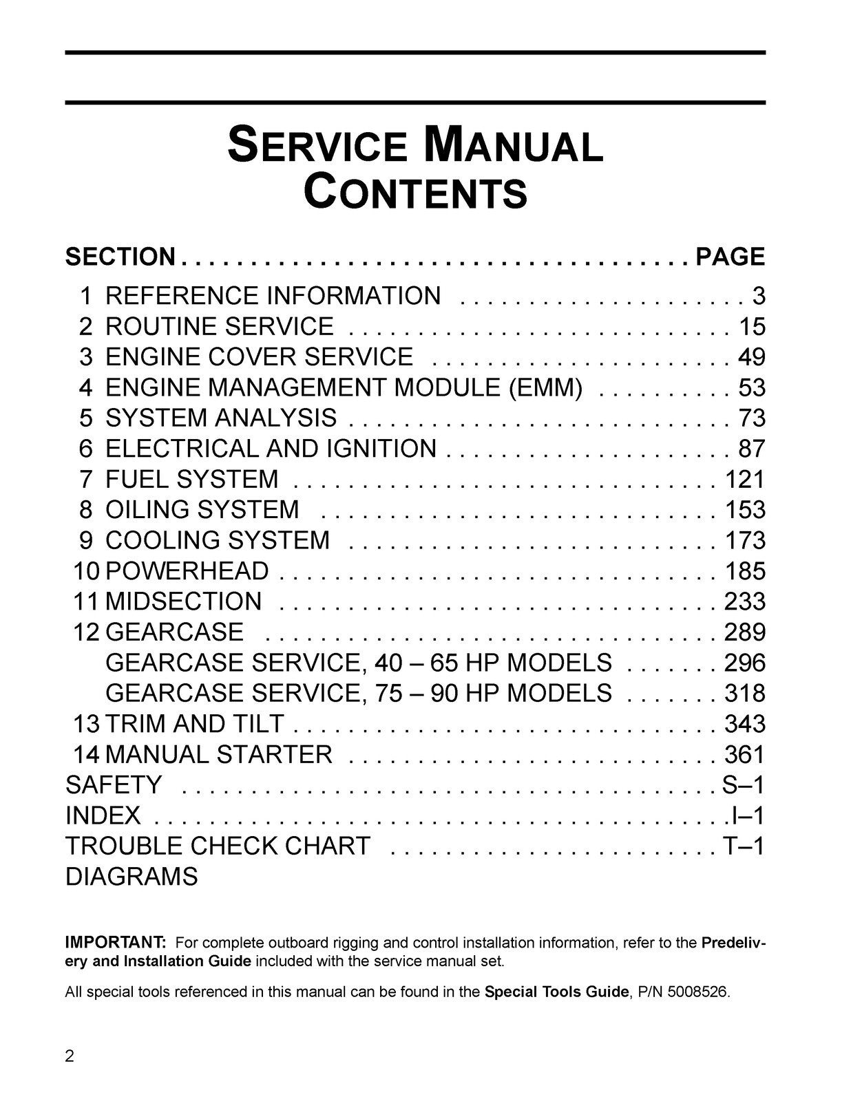 EVINRUDE E-TEC 2012 40 50 60 65 75 90 HP SERVICE MANUAL, BOUND, COVERS, FOLDOUTS