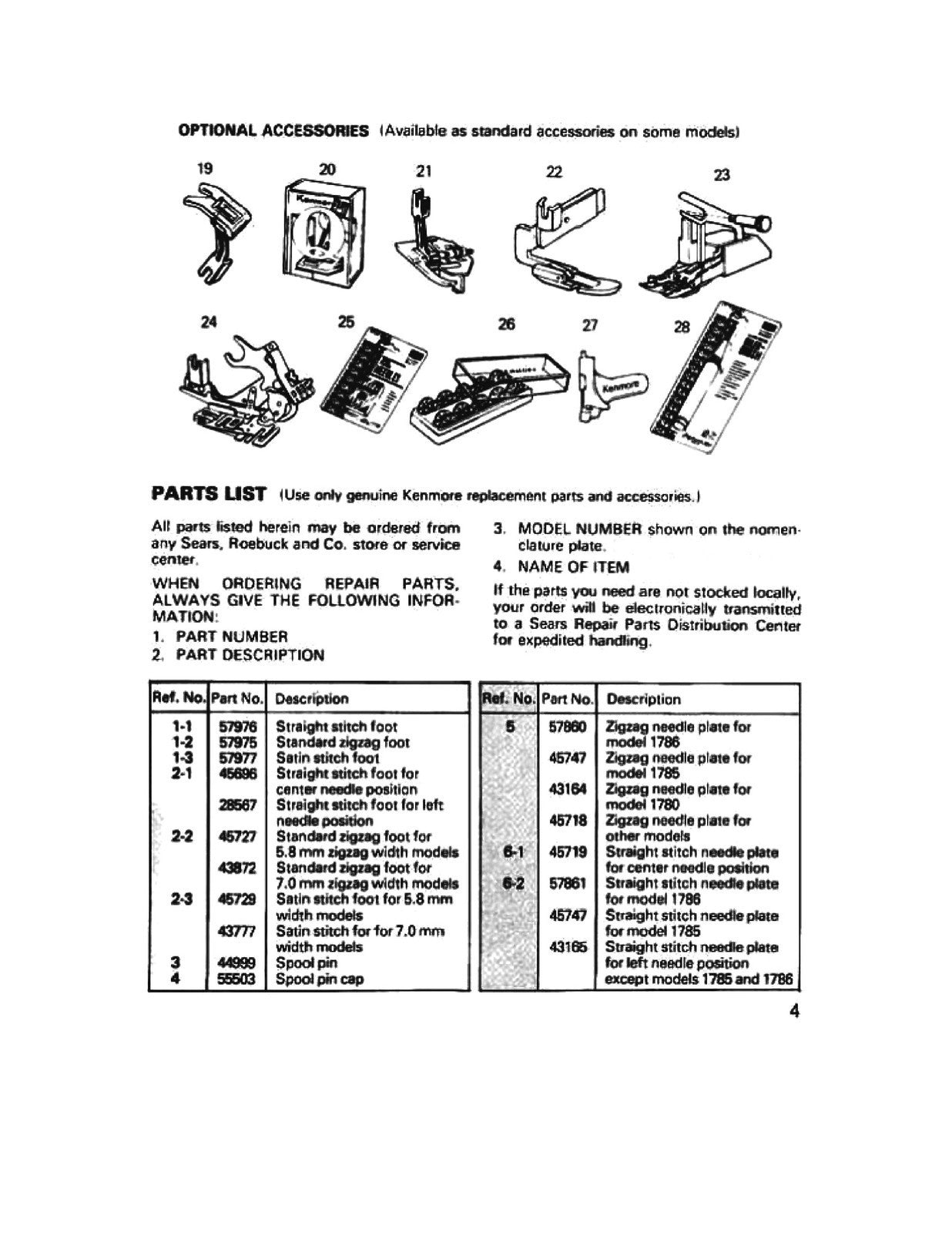 KENMORE 1581 1680 1682 1690 1780 & MORE Owners Manual - WIRE BOUND- TOUGH COVERS
