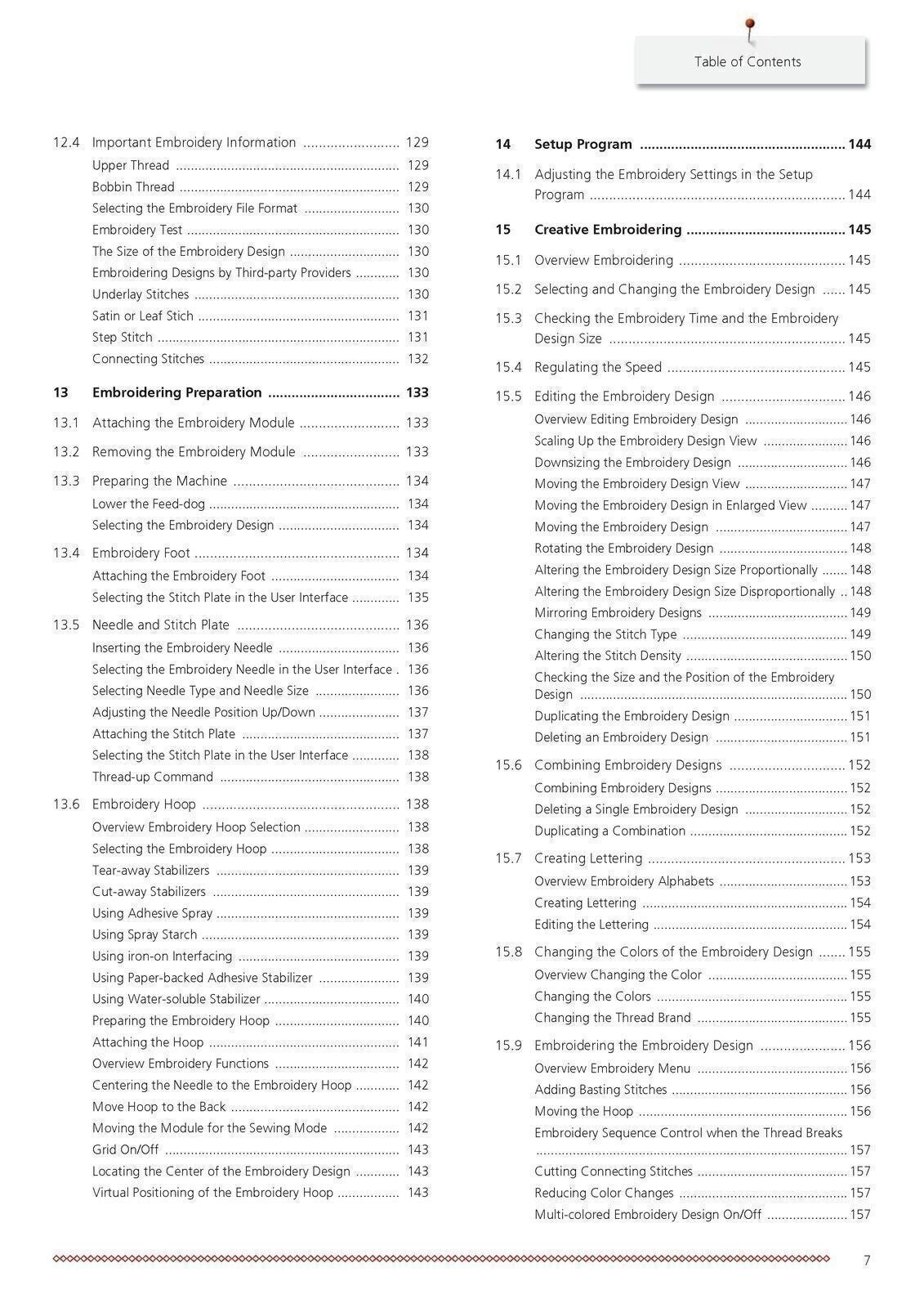 BERNINA 570 QE Sewing Machine User Manual Operation Guide [METAL Wire Binding!]