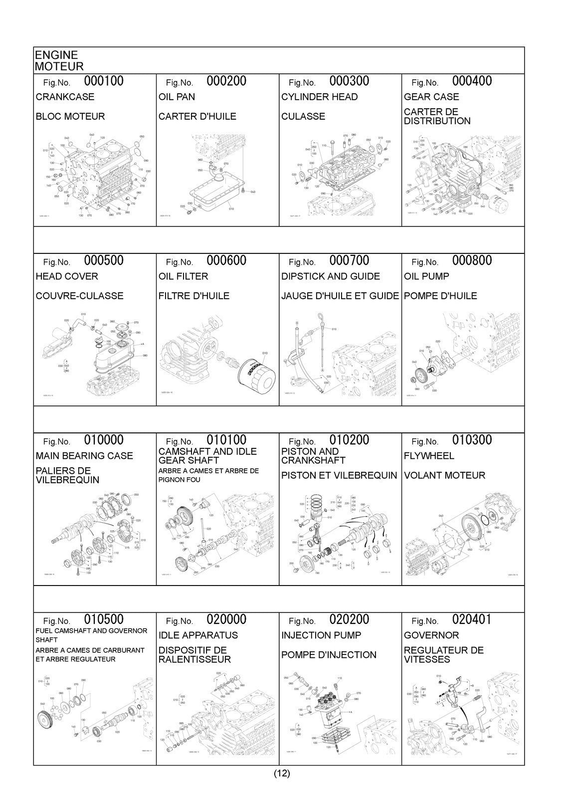 KUBOTA RTV-X900 Utility Vehicles Spare Parts List Manual WIRE BOUND TOUGH COVERS