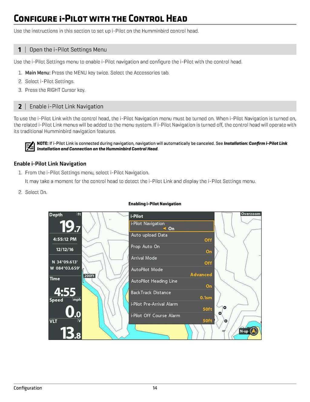 HUMMINBIRD iPilot Link for HELIX Operators Manual - WIRE BOUND - COVERS