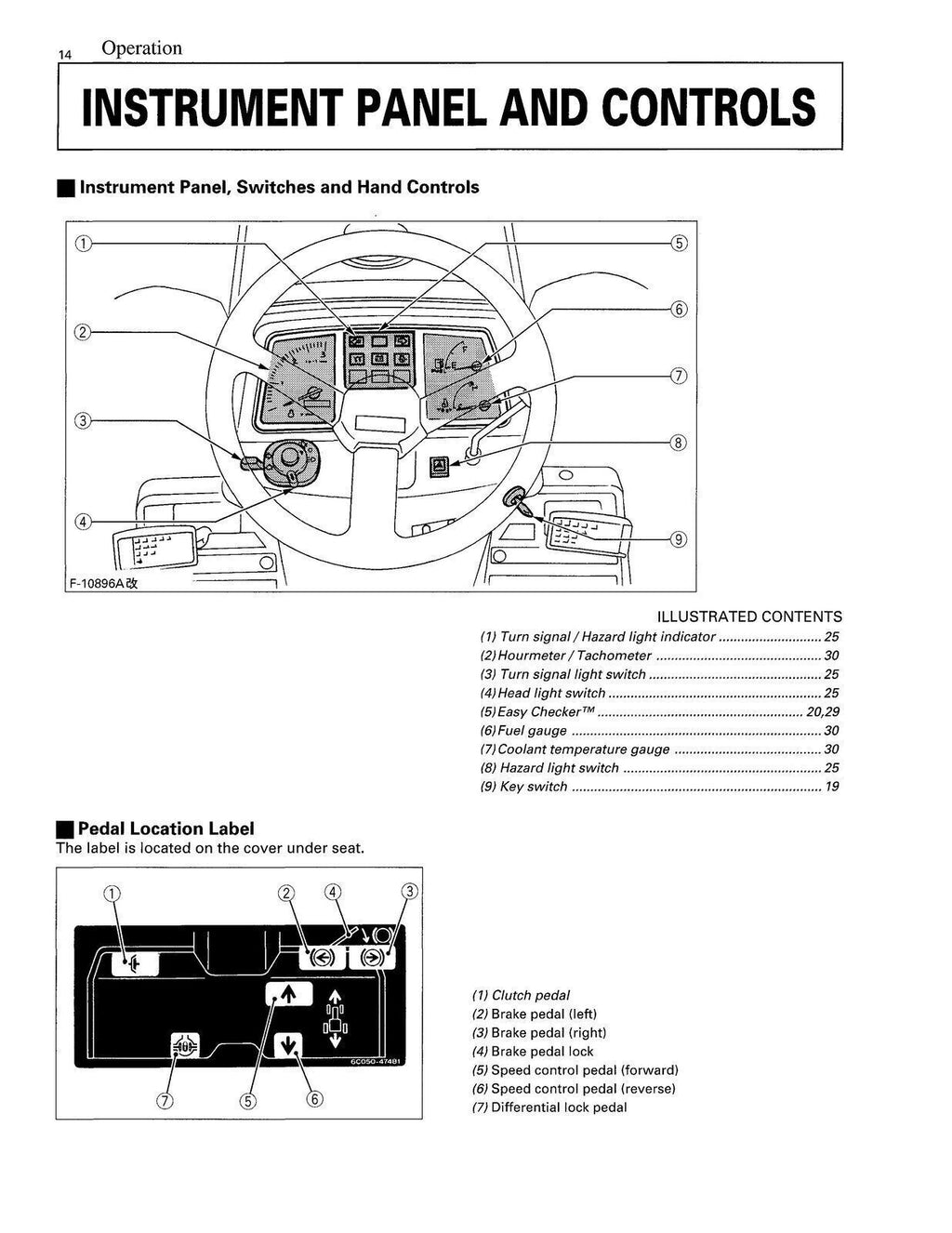 KUBOTA B2710 B2910 B7800 TRACTOR OPERATORS MANUAL - STEEL WIRE BOUND - COVERS
