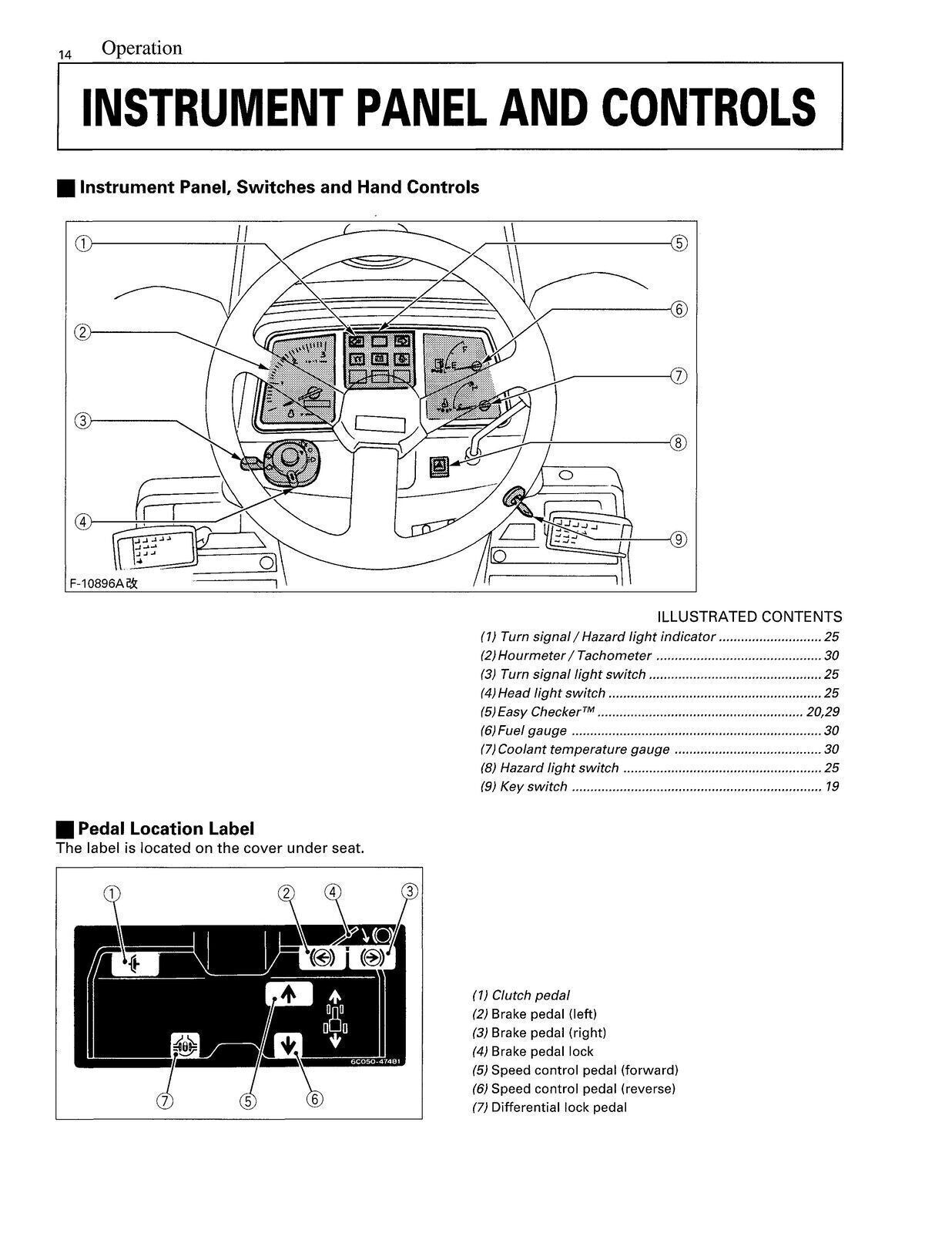KUBOTA B2710 B2910 B7800 TRACTOR OPERATORS MANUAL - STEEL WIRE BOUND - COVERS
