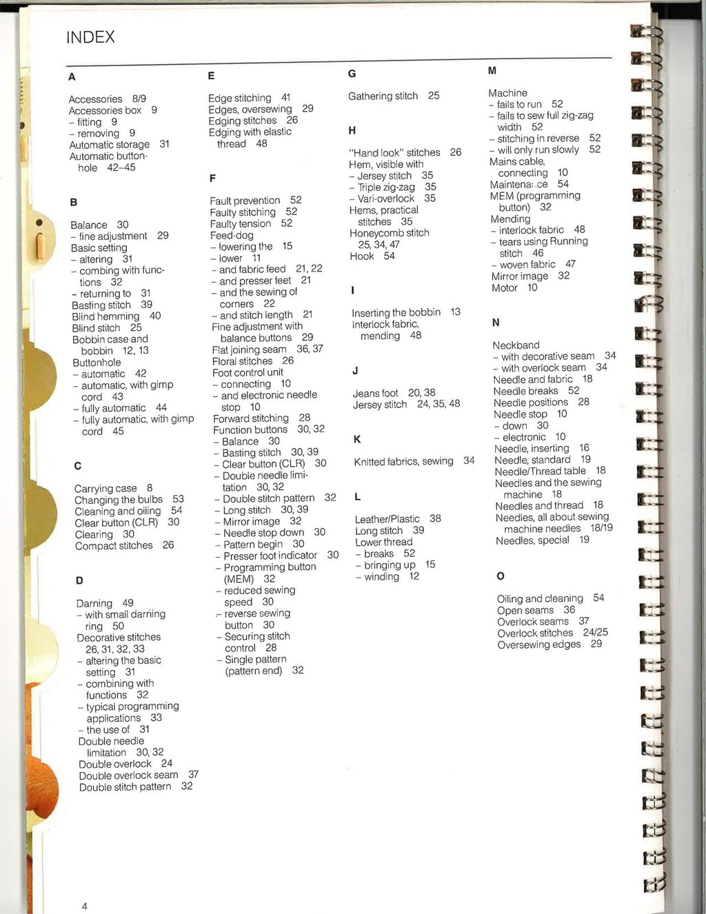BERNINA 1130 1120 Instruction Manual REPRINT - STEEL WIRE BOUND - TOUGH COVERS