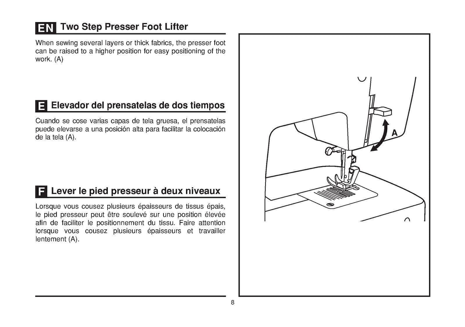 SINGER 3221-3232-SIMPLE Sewing Machine User Manual Instruction Book