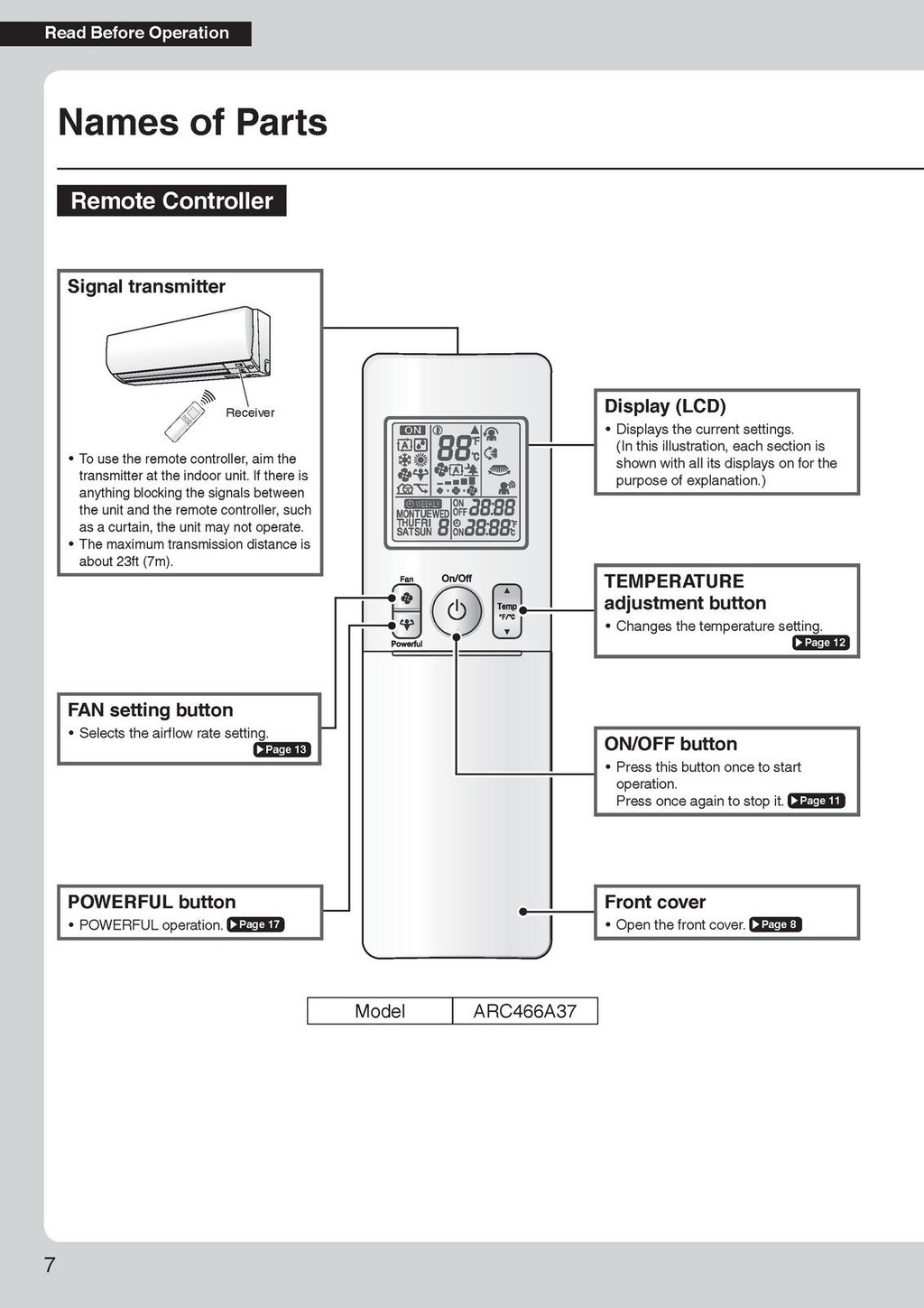 DAIKIN FTX18UVJU FTX24UVJU Air Conditioner Mini Split User Manual, BOUND, COVERS