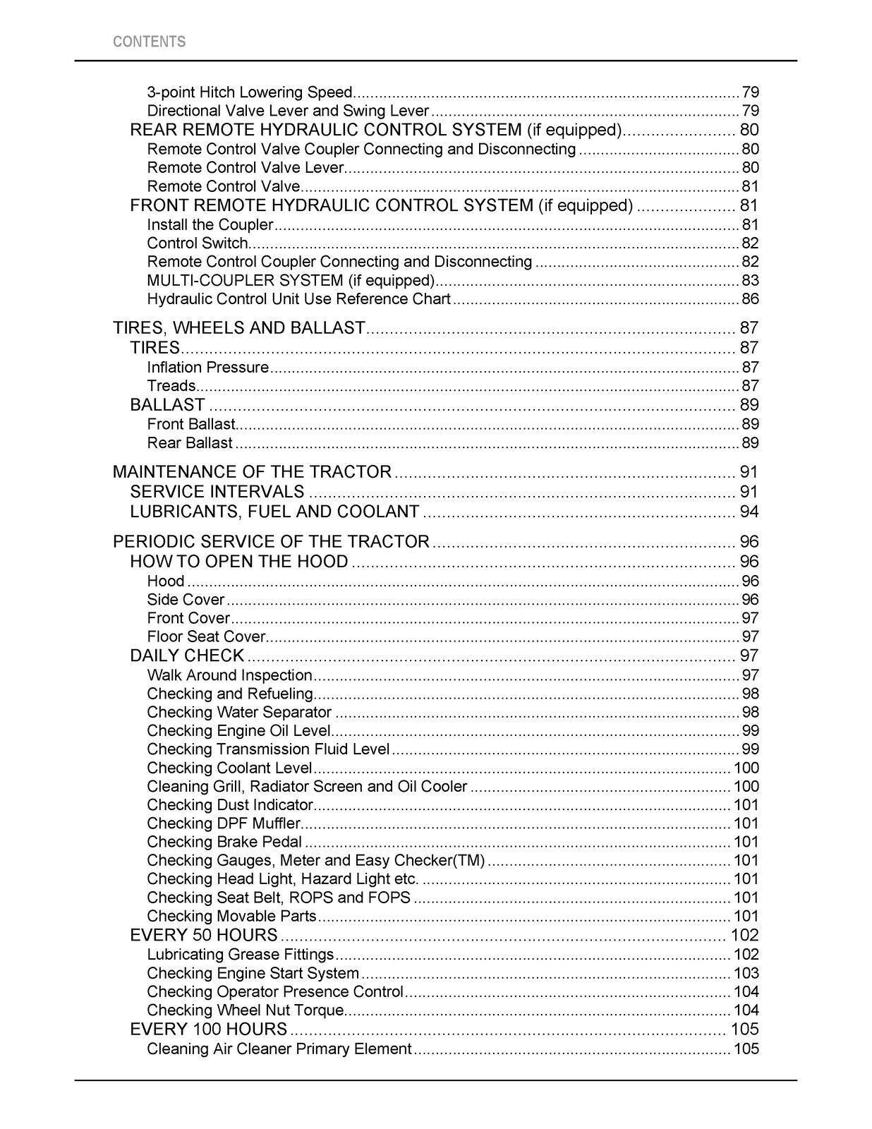 KUBOTA L47TL M62TL TRACTOR OPERATORS MANUAL: STEEL WIRE BOUND, PROTECTIVE COVERS
