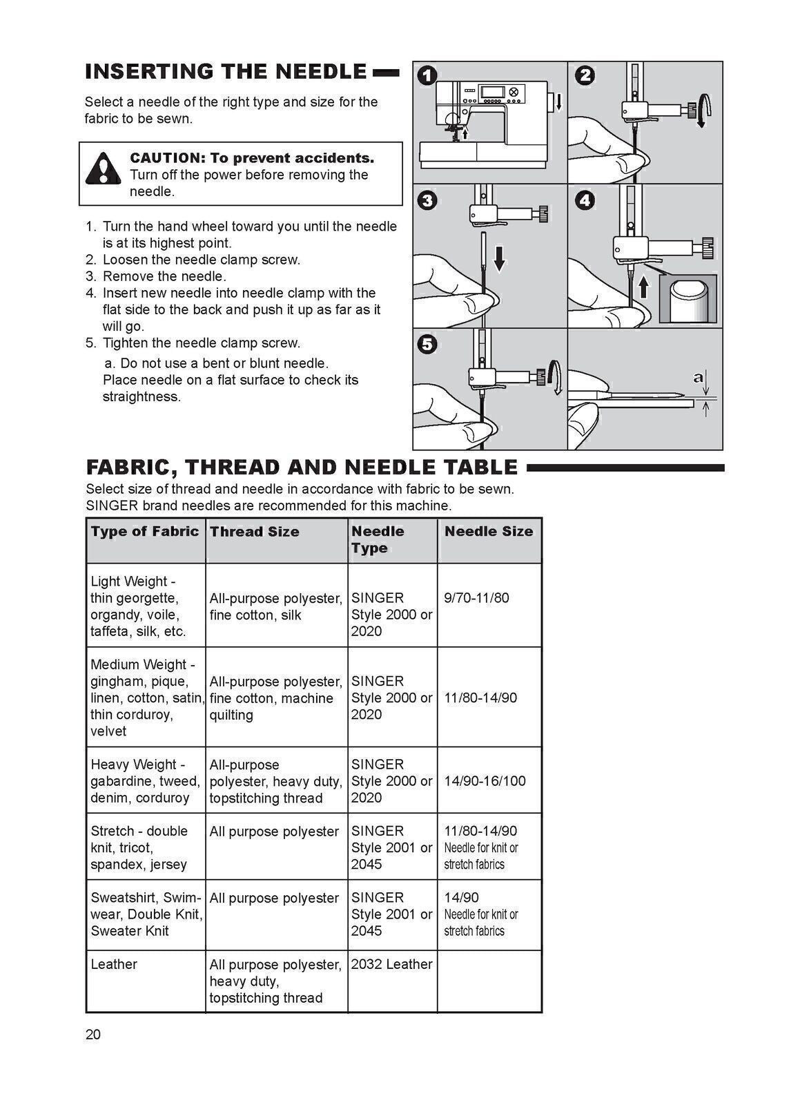 SINGER C430 Sewing Machine User Manual Owners Instructions [DURABLE WIRE BOUND]
