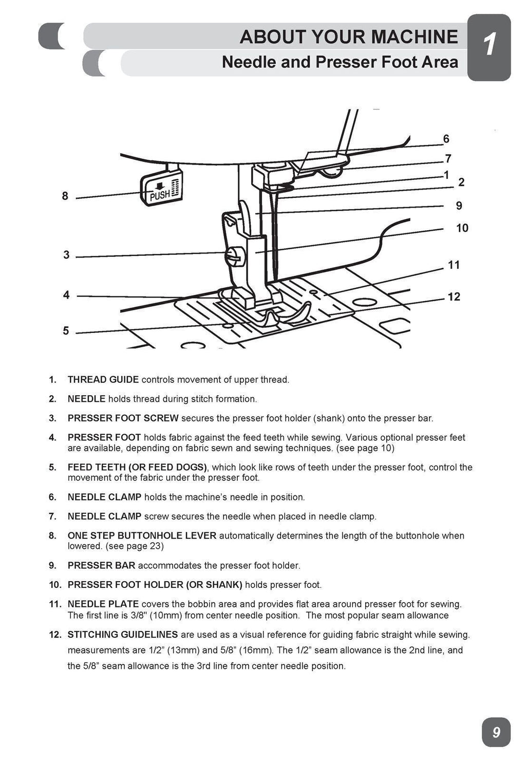 SINGER M3220 Sewing Machine User Manual Operation Guide TOUGH WIRE BINDING