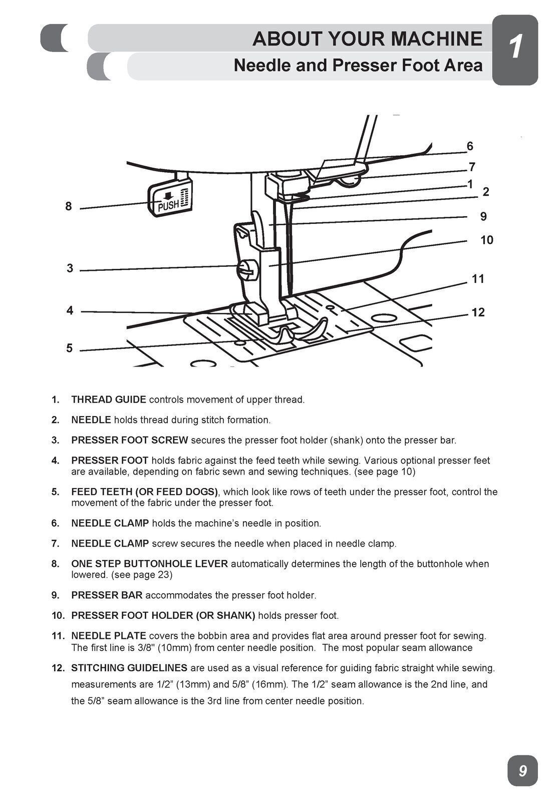 SINGER M3220 Sewing Machine User Manual Operation Guide TOUGH WIRE BINDING