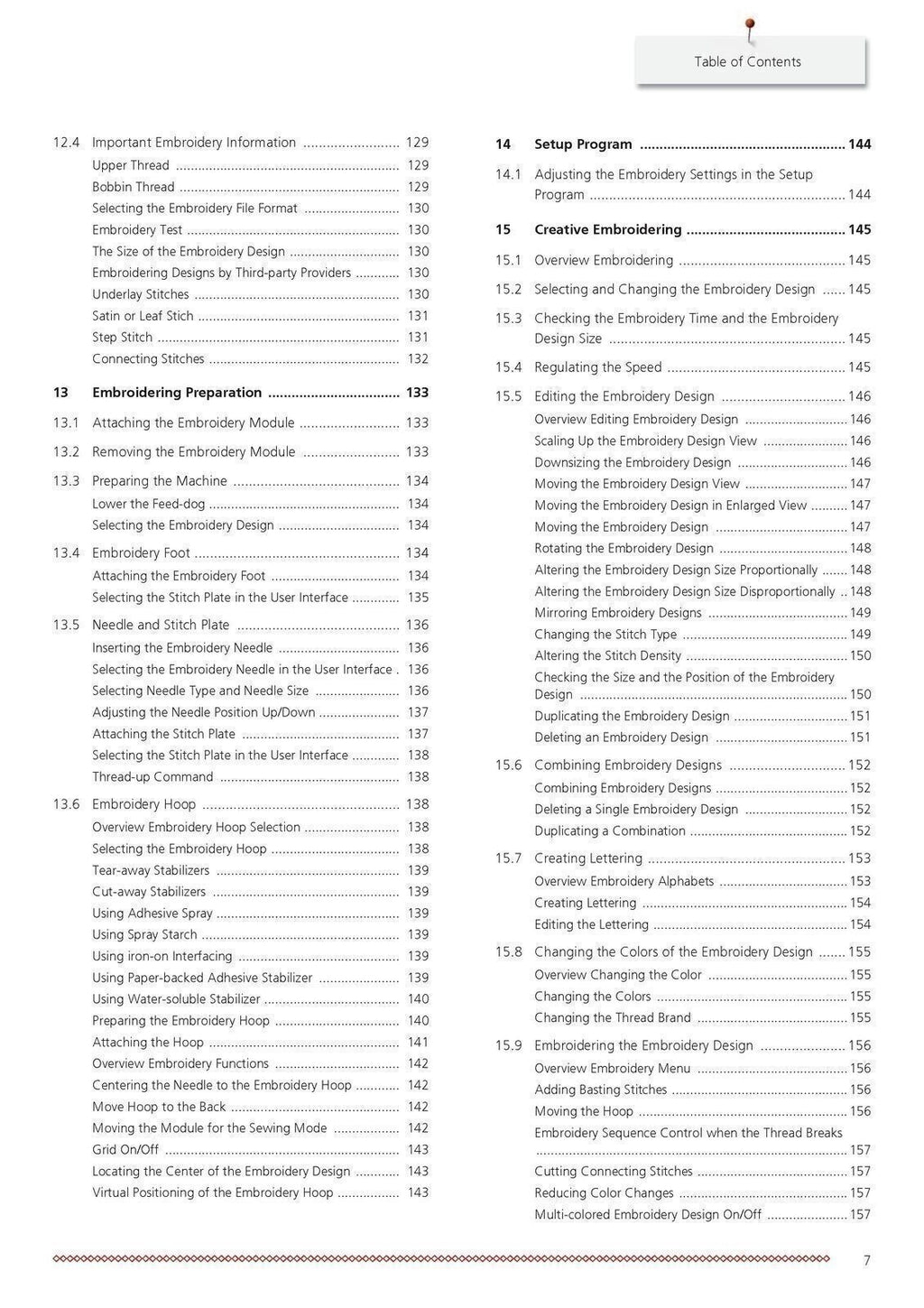 BERNINA 570 QE Sewing Machine User Manual Operation Guide [METAL Wire Binding!]