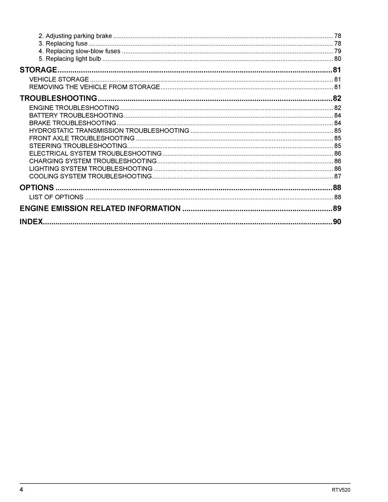 KUBOTA RTV520 Utility Vehicle Operators Manual - STEEL WIRE BOUND - TOUGH COVERS