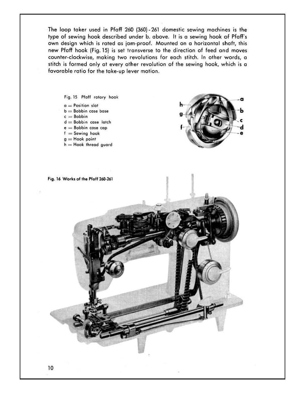 PFAFF 260 360 262 362 Sewing Machine Service Manual TOUGH WIRE BINDING & COVERS
