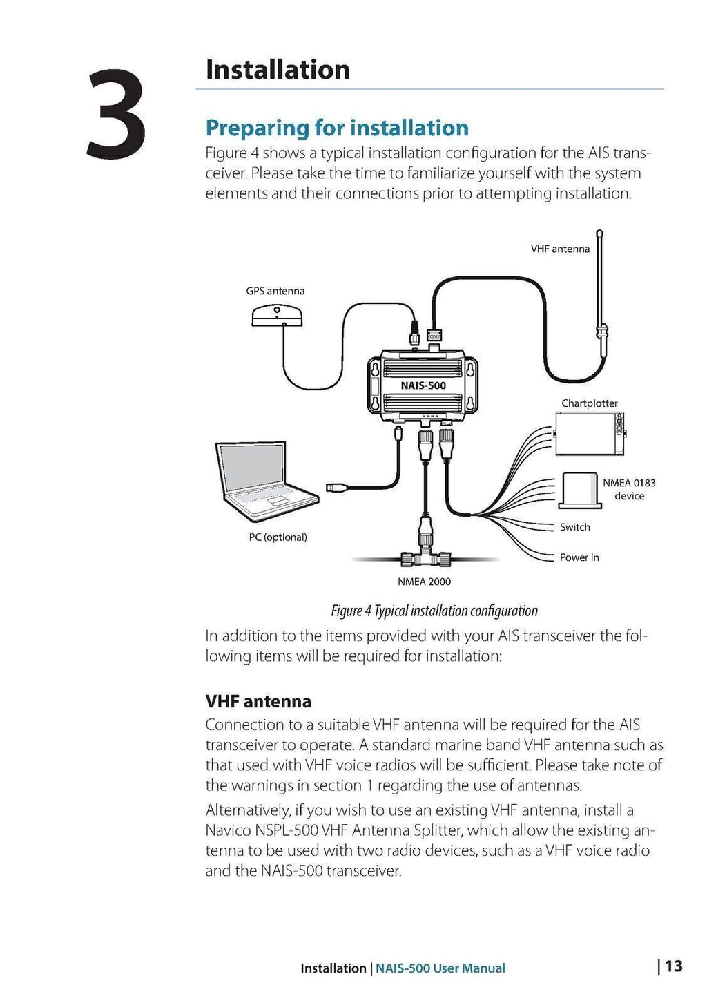 LOWRANCE NAIS-500-CLASS-B-AIS-TRANSCEIVER-USER User Manual - TOUGH WIRE BINDING