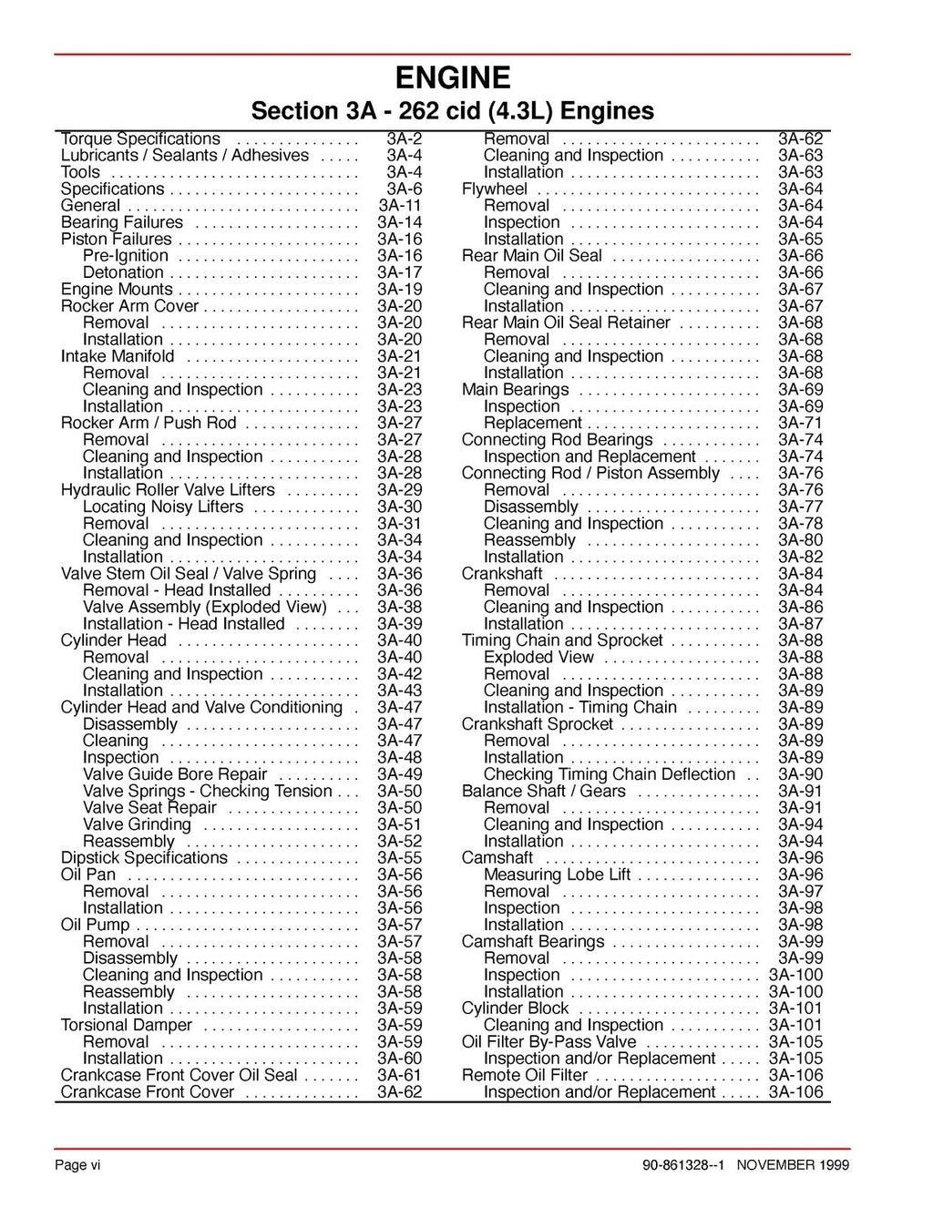 MERCURY No 25 Marine Engines GM V6 Service Manual - STEEL WIRE BOUND - COVERS