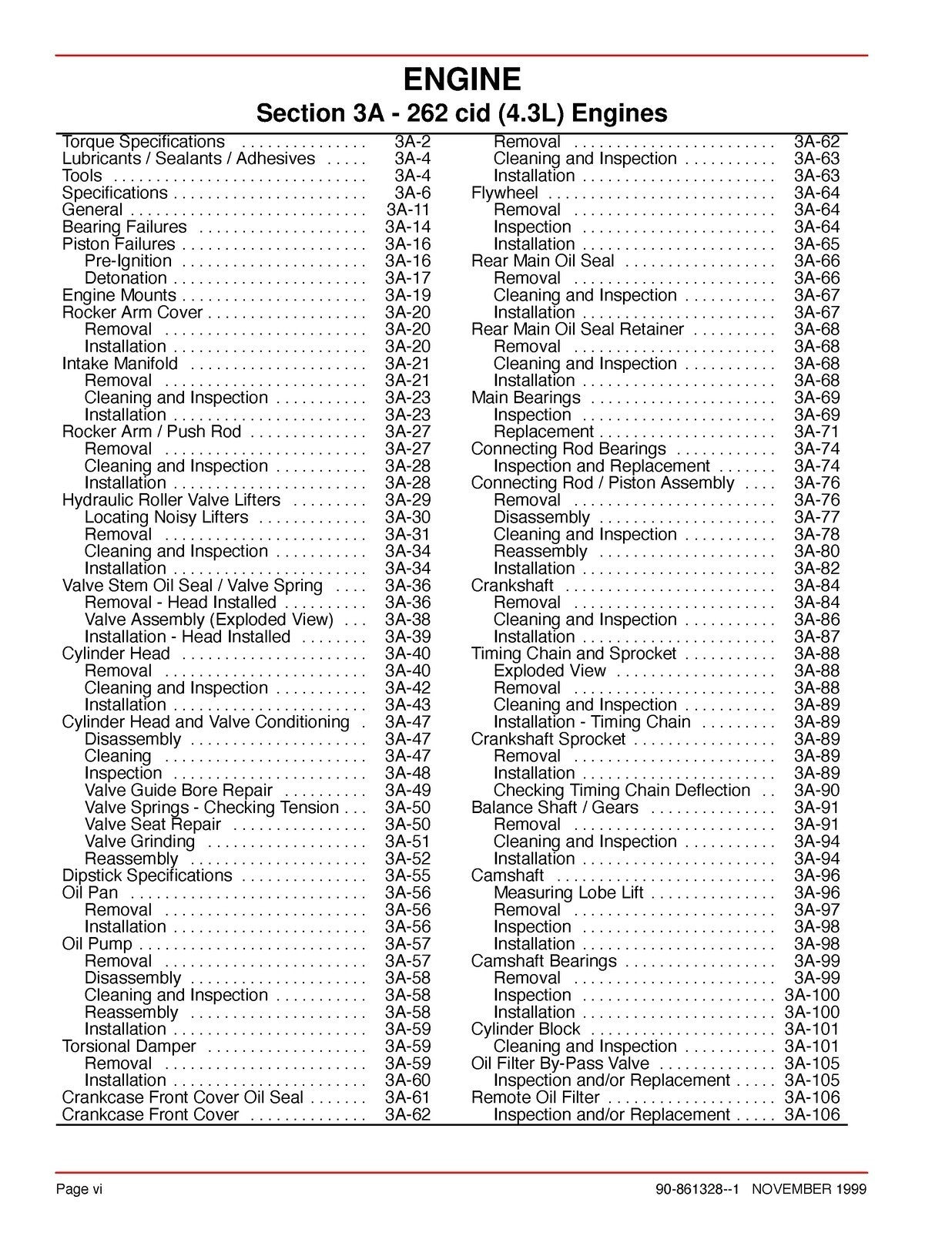 MERCURY No 25 Marine Engines GM V6 Service Manual - STEEL WIRE BOUND - COVERS