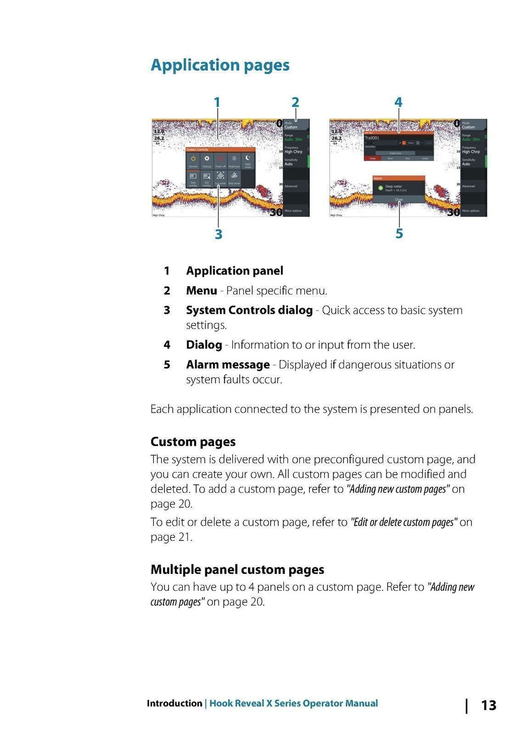 LOWRANCE HOOK REVEAL X SERIES Fish Finder Charting Owners User Manual WIRE BOUND