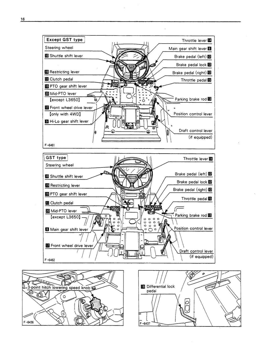 KUBOTA L2650 L2950 L3450 L3650 OPERATORS MANUAL - WIRE BOUND - PROTECTIVE COVERS