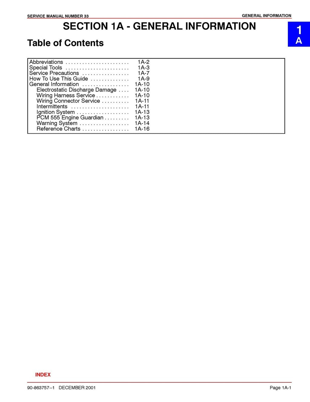 MERCURY MERCRUISER NO. 33 Big Block Diagnostics SERVICE MANUAL BOUND, FOLDOUTS!