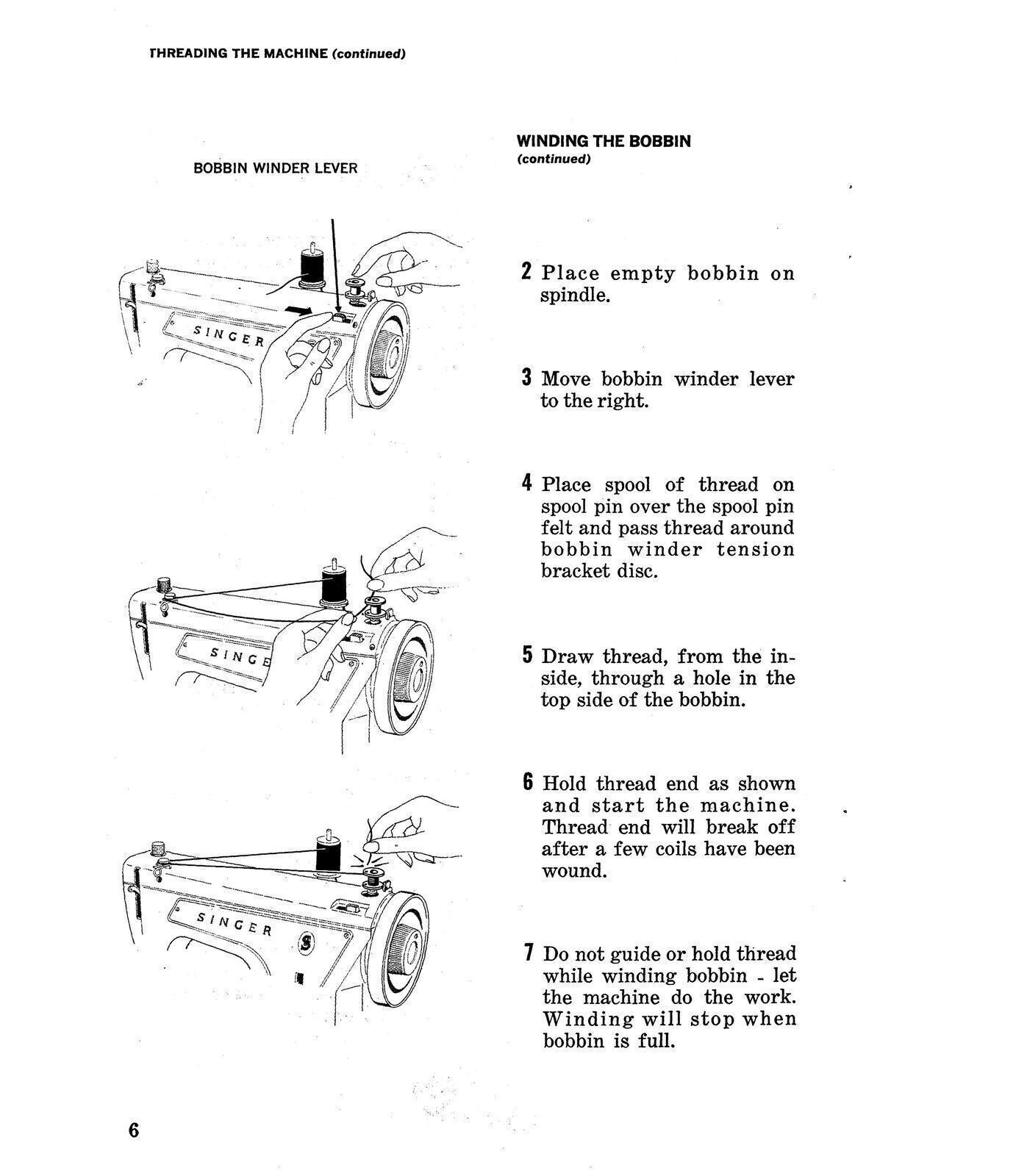 SINGER 239 Fashion Mate Sewing Machine User Manual Guide - TOUGH WIRE BINDING