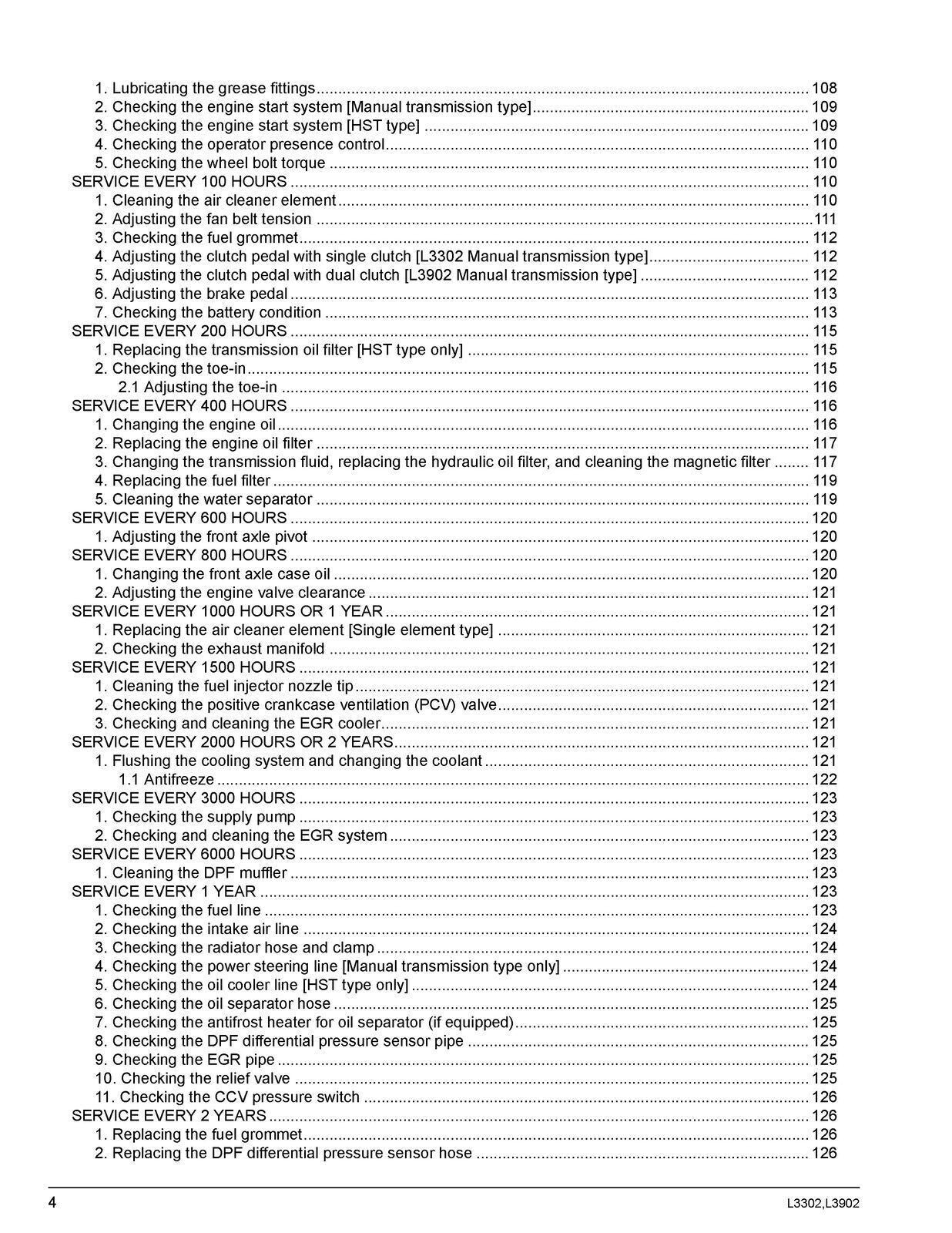 KUBOTA L3302 L3902 ROPS OPERATORS MANUAL - STEEL WIRE BOUND - PROTECTIVE COVERS