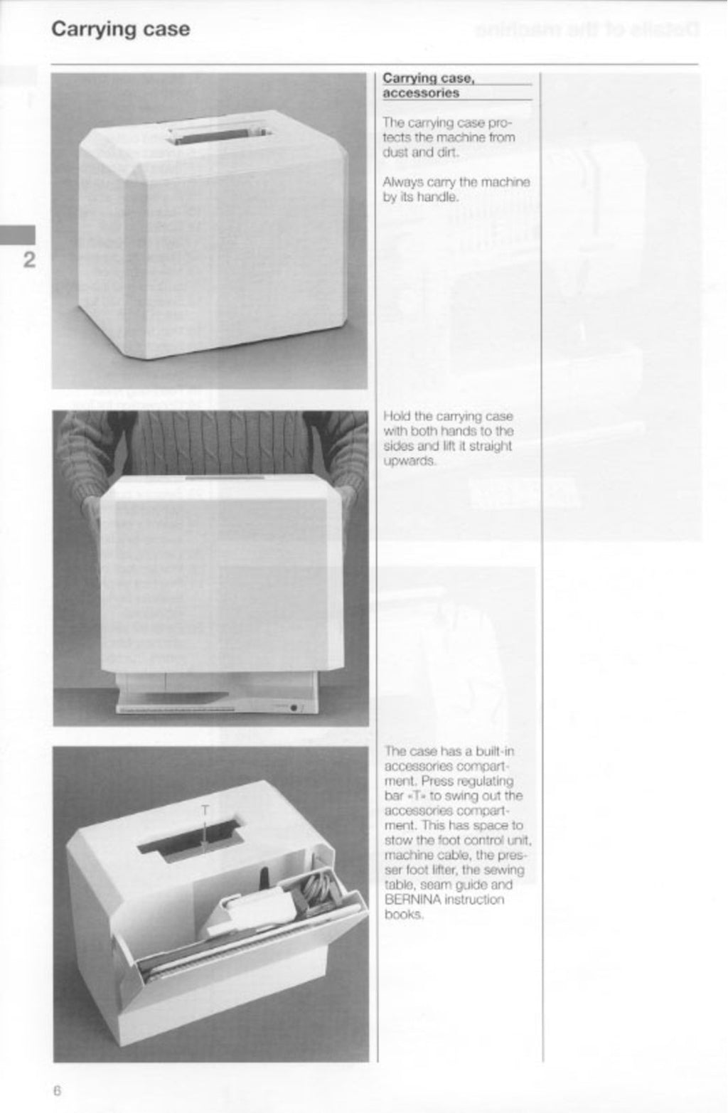 BERNINA 1260 Sewing Machine User Manual - STEEL WIRE BOUND - PROTECTIVE COVERS