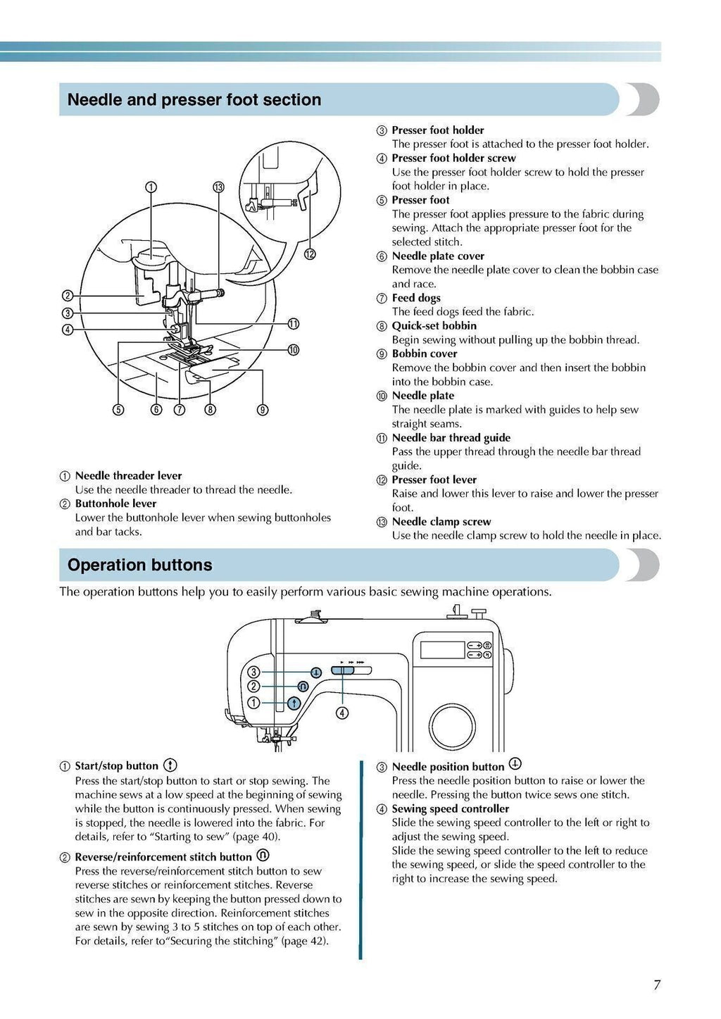 BABY LOCK BL40A Sewing Machine User Manual Owners Instructions - WIRE BINDING