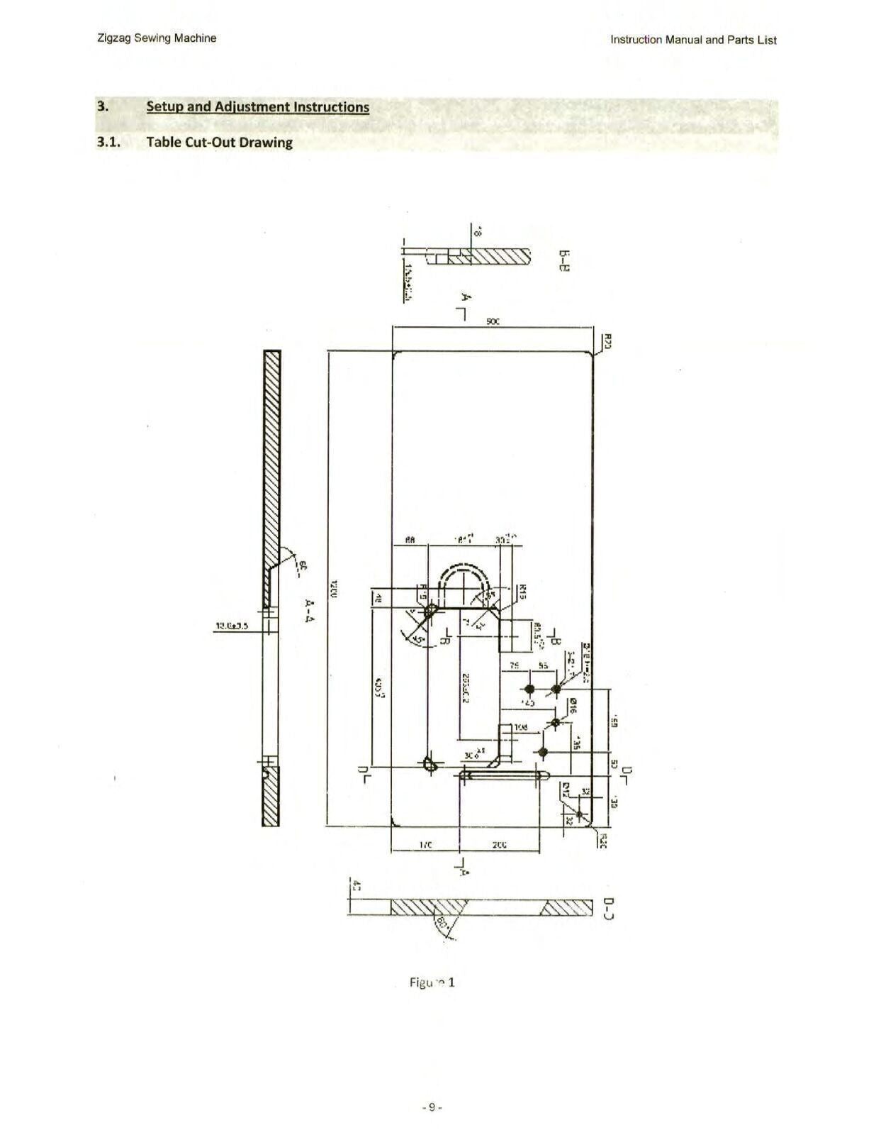 SINGER 20U- 109 109C 112 112C 309 Sewing Machine User Manual DURABLE WIRE BOUND