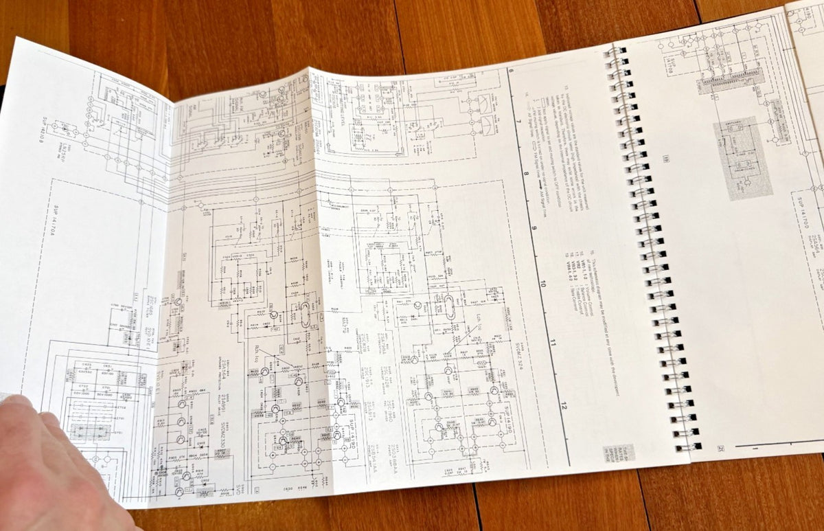 TECHNICS PANASONIC SA-500 Stereo Receiver Service Manual BOUND, COVERS, FOLDOUTS
