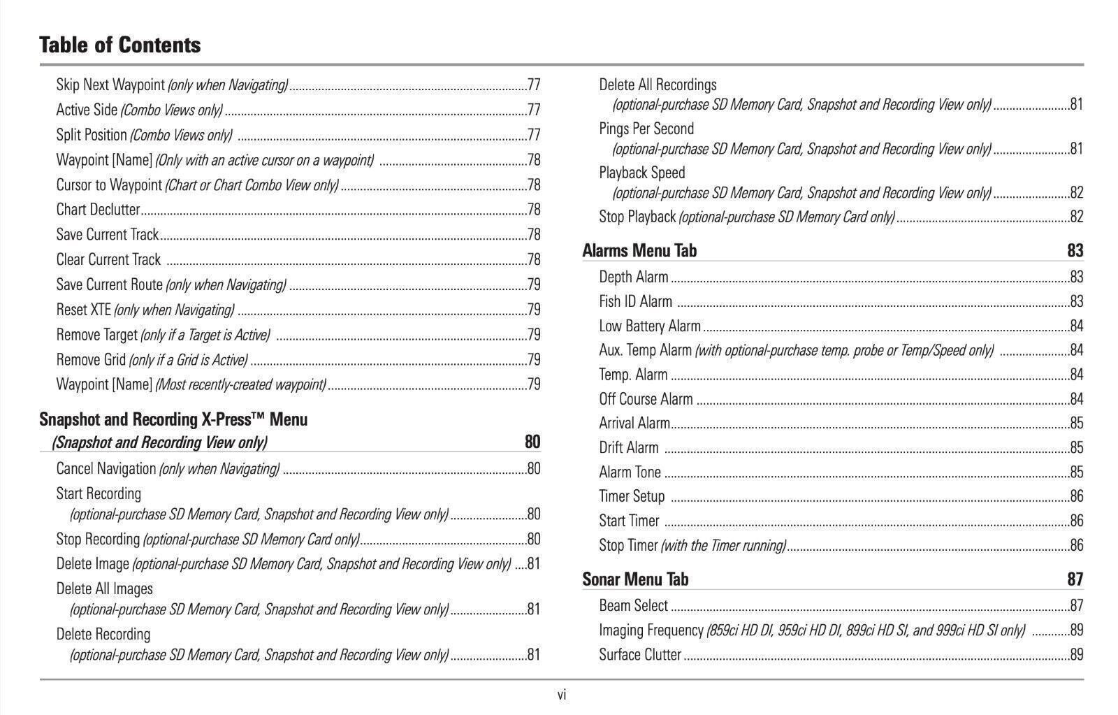 Humminbird 959ci HD 999ci HD 800 Series 900 Series Owners Manual Instructions