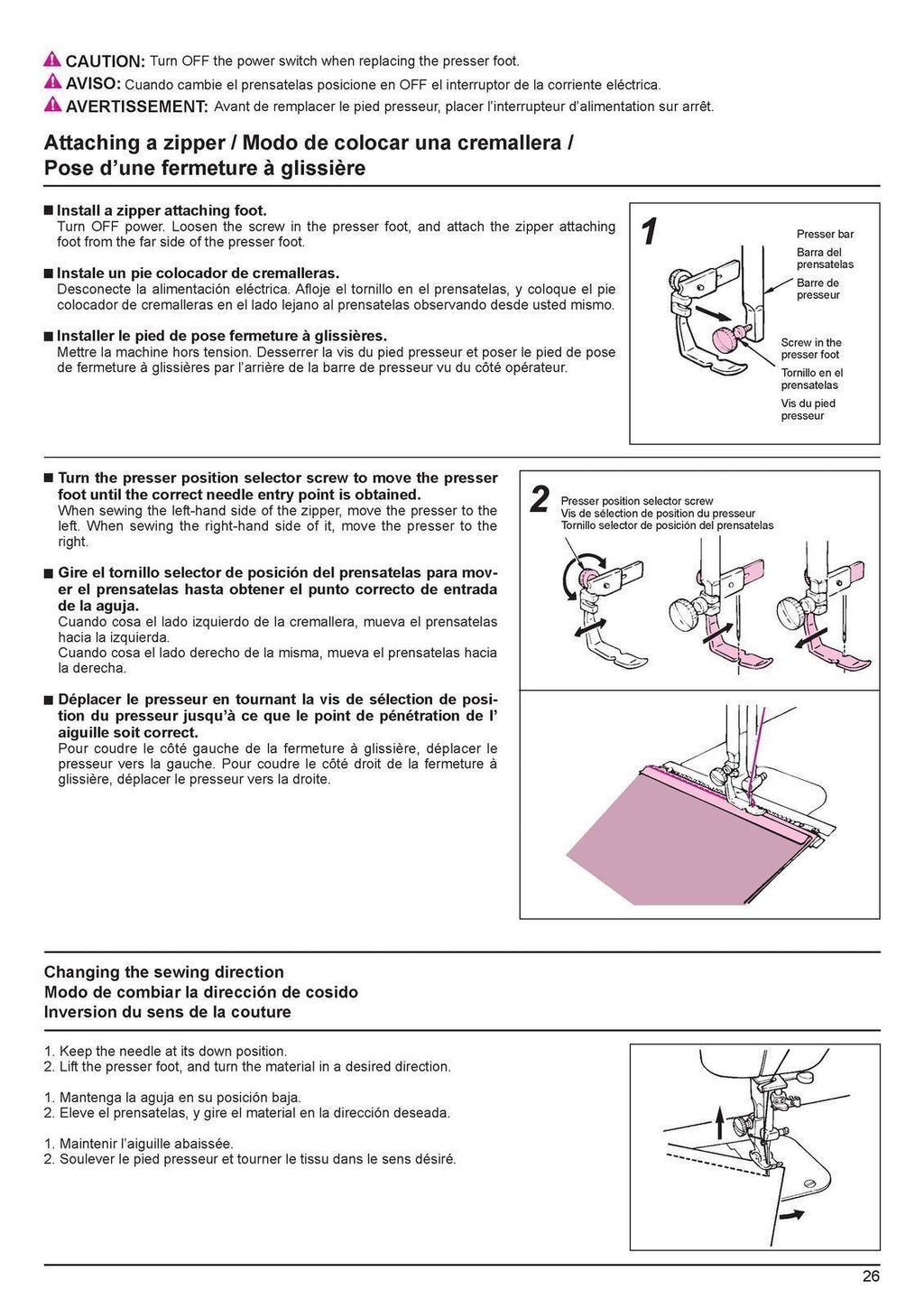 JUKI TL-2010Q Sewing Machine User Manual - STEEL WIRE BOUND - PROTECTIVE COVERS
