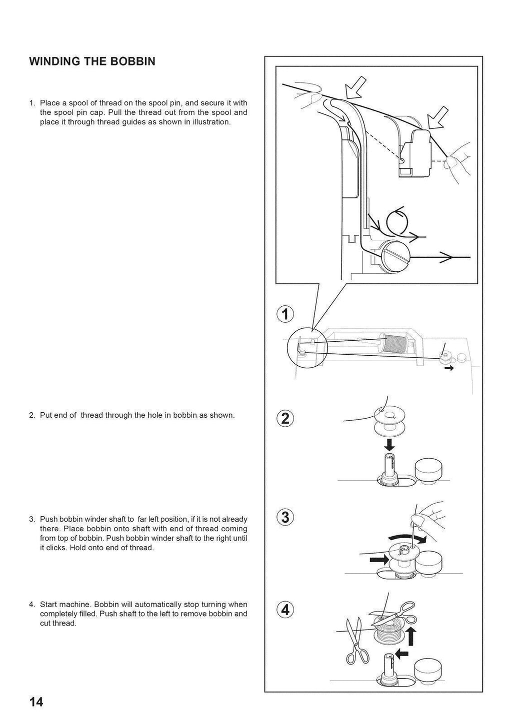 SINGER 7442 Sewing Machine User Instruction Manual Guide - TOUGH WIRE BINDING