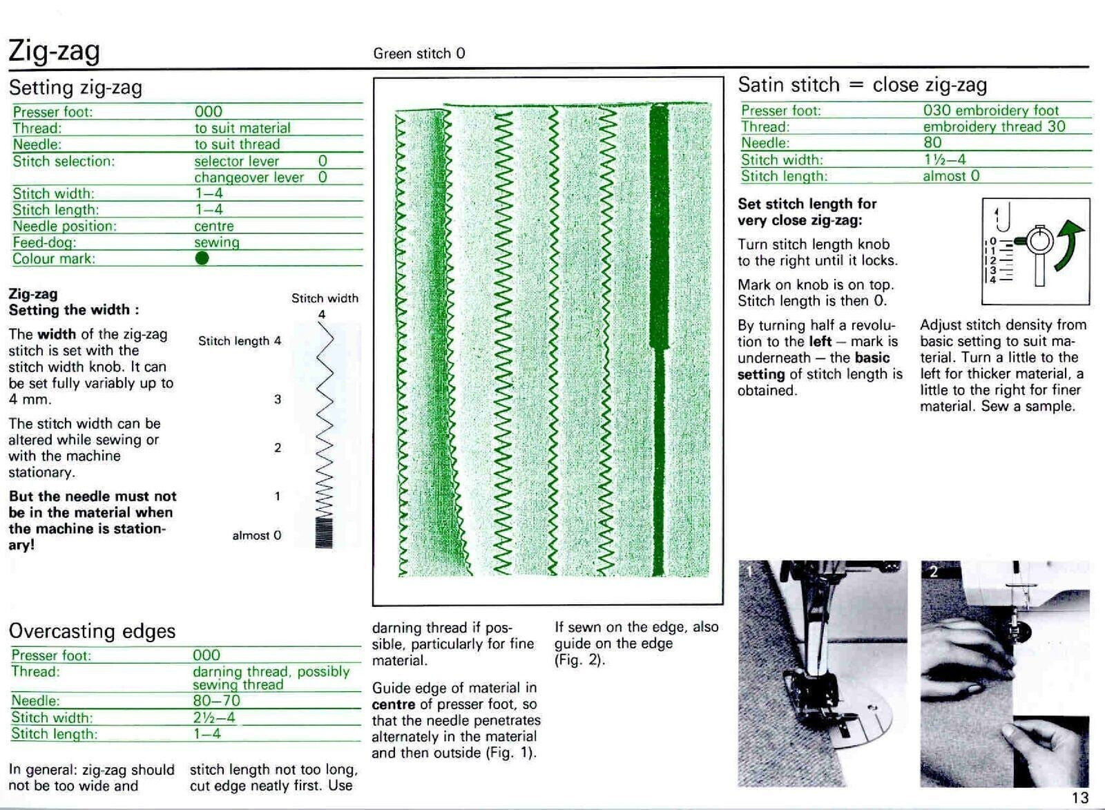 BERNINA 930 Record 930 Electronic User Manual Owners Guide - WIRE BOUND - COLOR