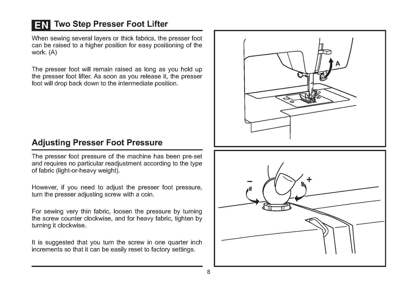 SINGER HEAVY DUTY 4443 4452 Sewing Machine User Manual Instructions, Wire-Bound