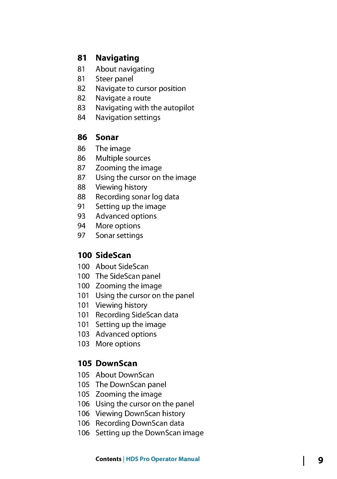 LOWRANCE HDS PRO Fish Finder User Manual Operation Guide WIRE BOUND, FULL COLOR