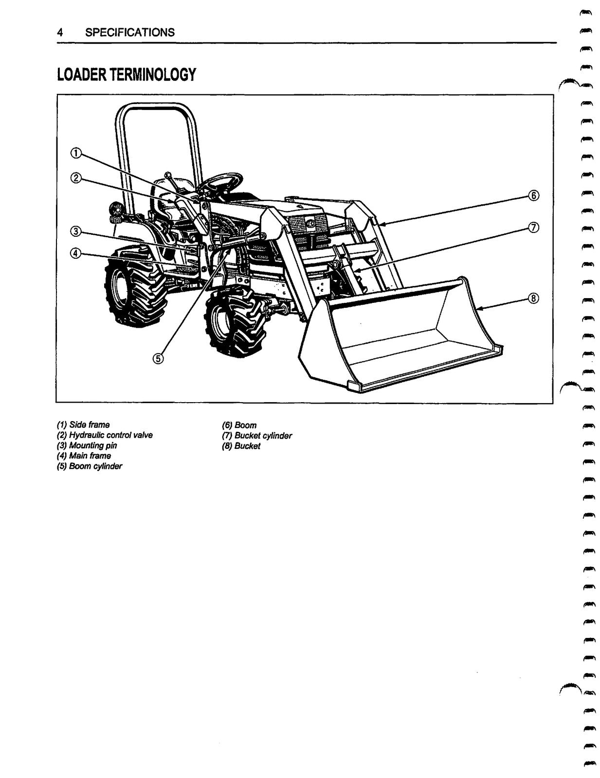 KUBOTA LA181 Front Loader Operators Manual - STEEL WIRE BOUND - TOUGH COVERS