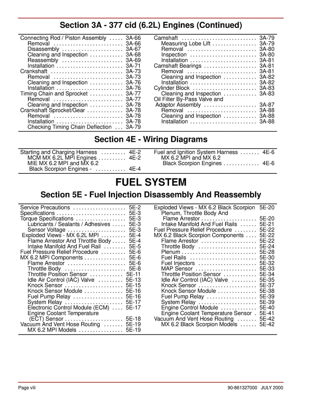 MERCURY MERCRUISER SUPPLEMENT TO NO. 24 SERVICE MANUAL, WIRE BOUND, TOUGH COVERS