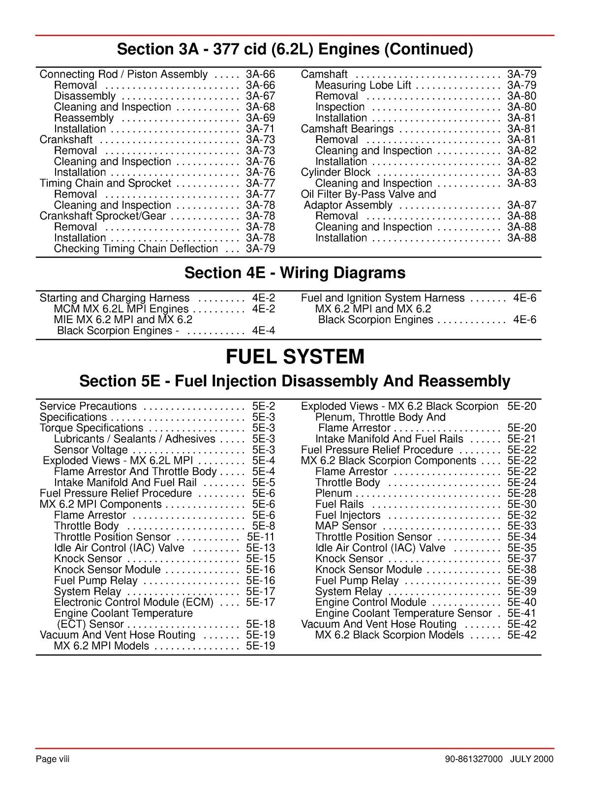 MERCURY MERCRUISER SUPPLEMENT TO NO. 24 SERVICE MANUAL, WIRE BOUND, TOUGH COVERS