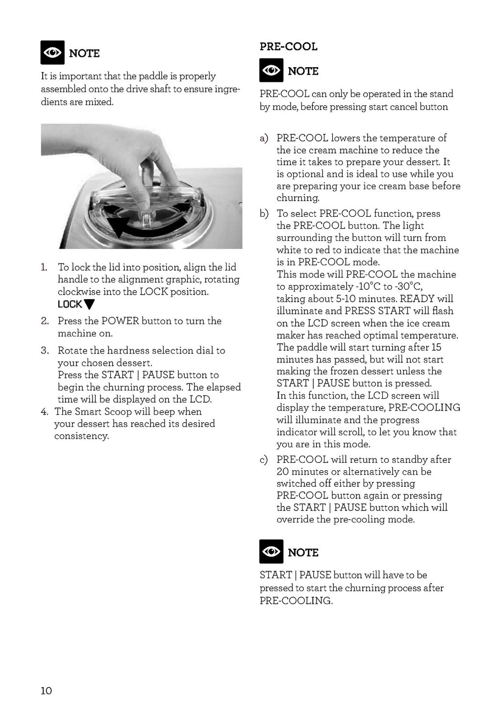 BREVILLE BCI600 Smart Scoop Ice Cream Maker Manual - Wire Bound - Tough Covers