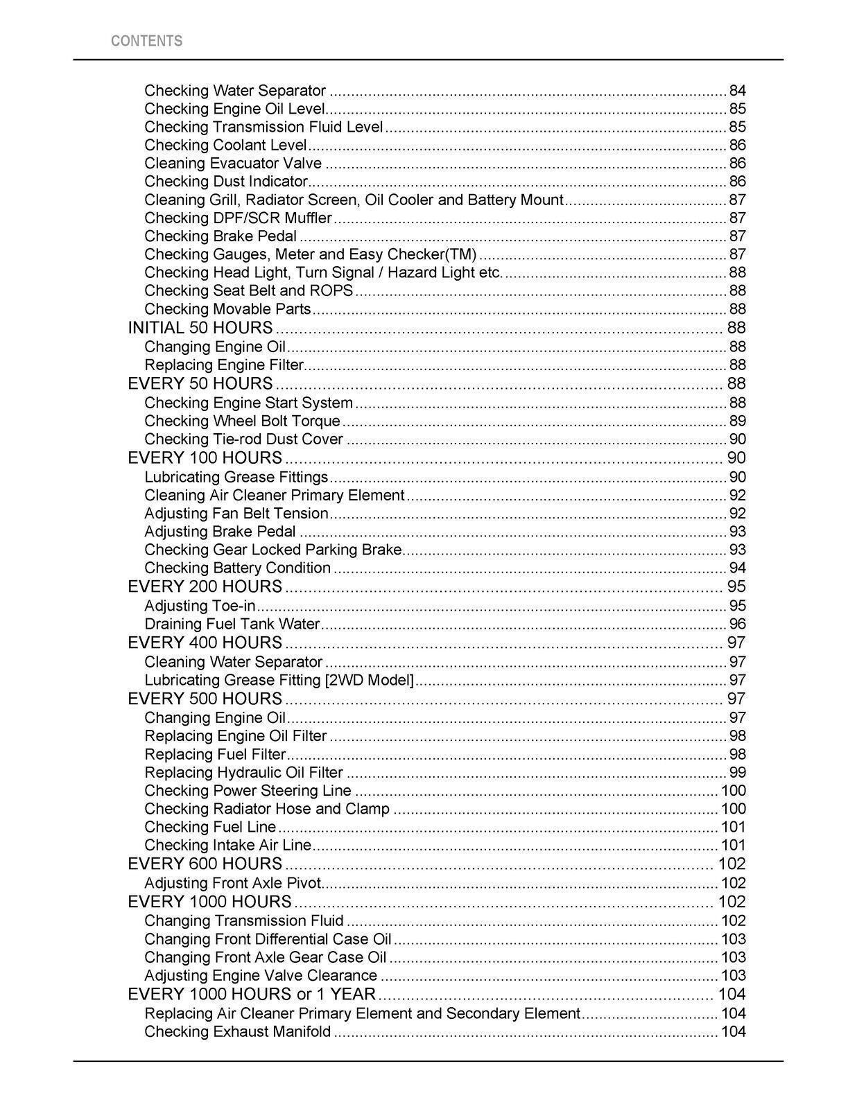 KUBOTA M5-091 M5-111 ROPS OPERATORS MANUAL - STEEL WIRE BOUND- PROTECTIVE COVERS