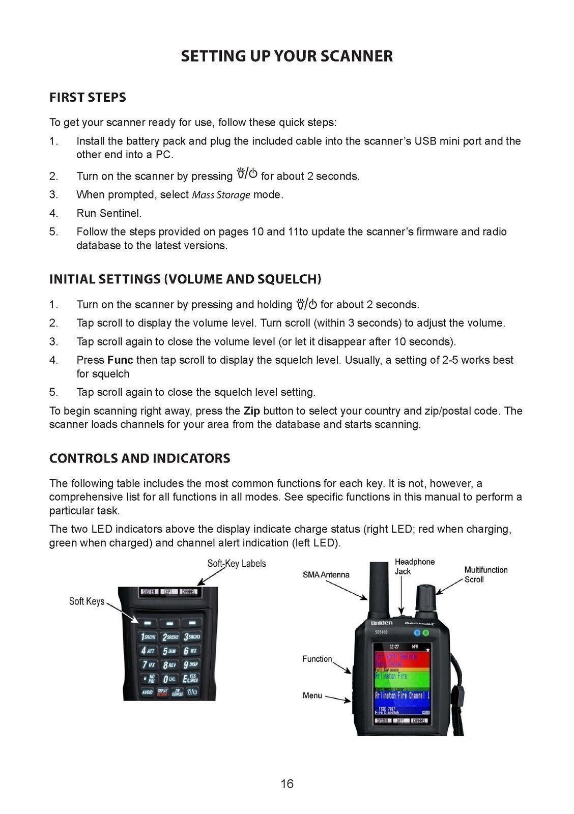 Uniden SDS100 User Manual Operation Instructions - TOUGH WIRE BINDING & COVERS