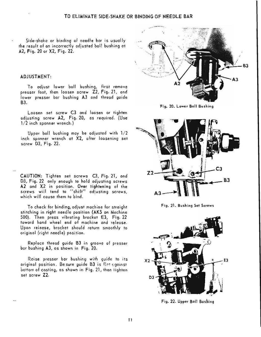 Singer 500 & 503 Class Machines SERVICE Manual User Guide [DURABLE WIRE BOUND]