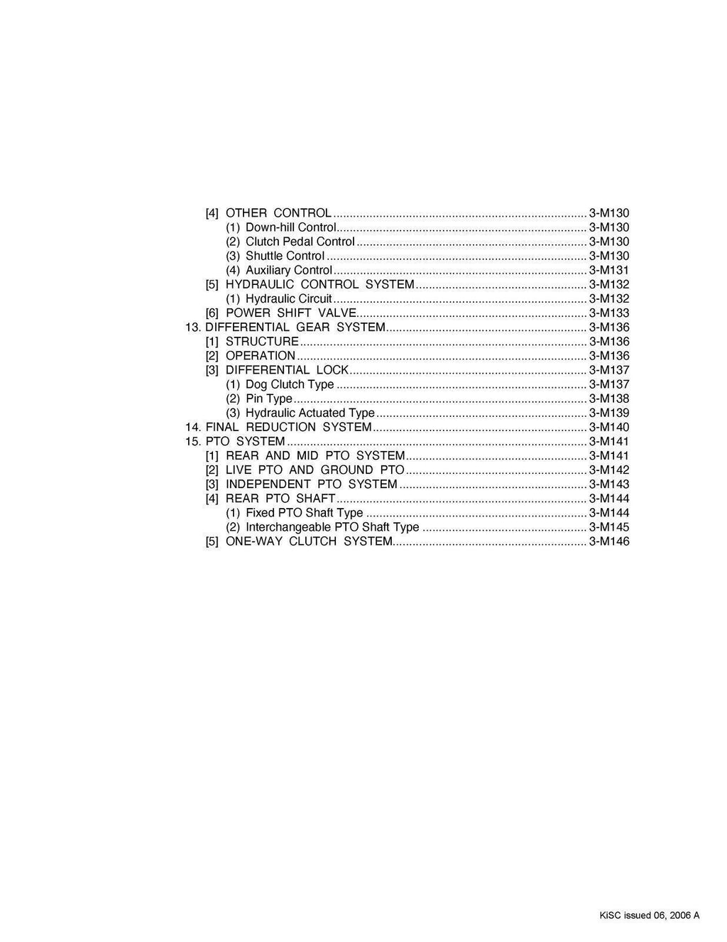 KUBOTA ALL TRACTORS GENERAL MECHANISM WORKSHOP MANUAL - STEEL WIRE BOUND