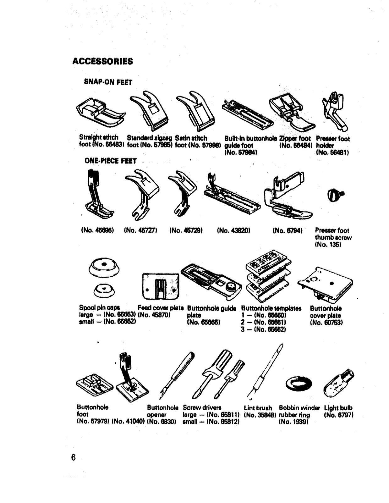 SEARS KENMORE 17651 17830 17892 & MORE Instruction Manual - WIRE BOUND - COVERS