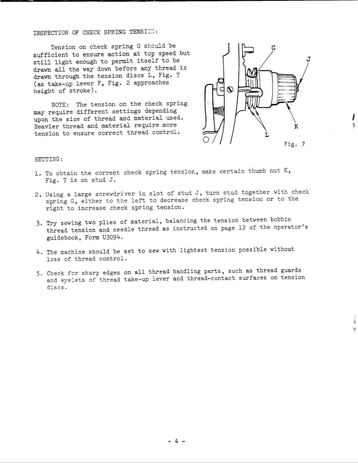 SINGER 188U31-33-35 Sewing Machine User Manual Guide [DURABLE WIRE BINDING]