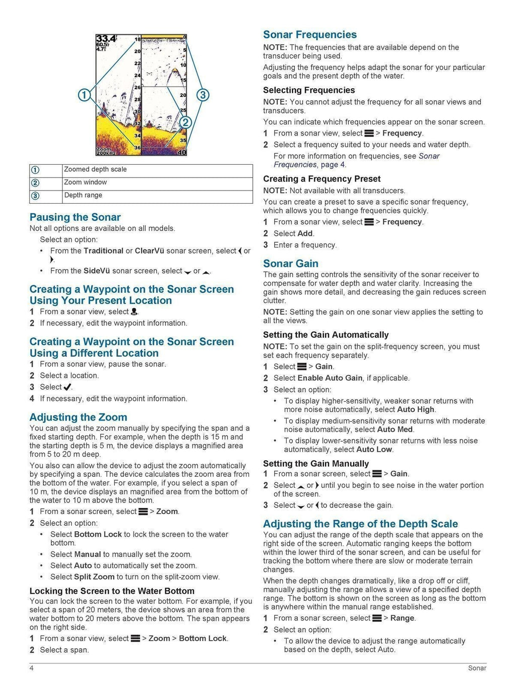 Garmin Striker Series Owners Manual Instructions User Guide - Tough Wire Binding