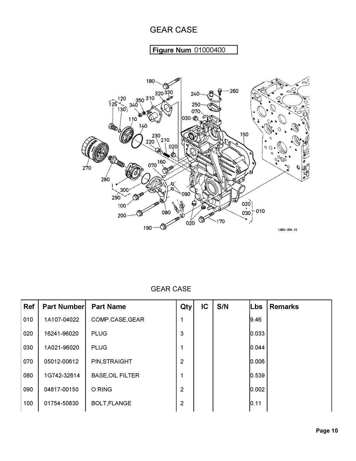 KUBOTA MX5100H HST ILLUSTRATED PARTS LIST MANUAL - WIRE BOUND - TOUGH COVERS