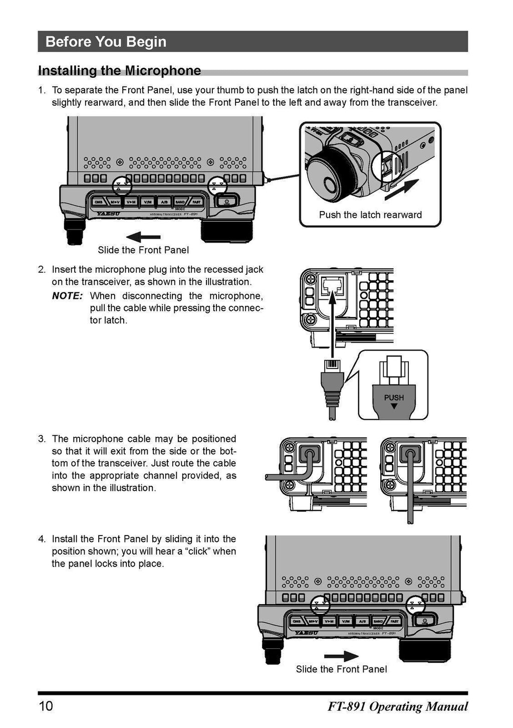 YAESU FT-891 Transceiver Operating Manual - STEEL WIRE BOUND - PROTECTIVE COVERS