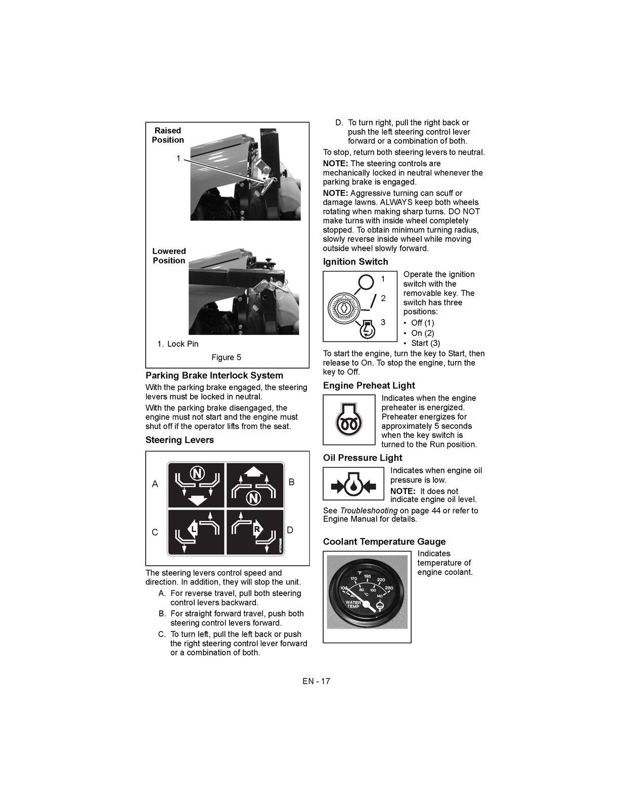 GRAVELY Pro-Turn 400 Series Mower Operator Manual - WIRE BOUND - TOUGH COVERS